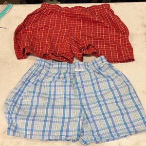 (👀3 For $20)Men’s Boxer Briefs 2 Pair Crown&Ivy /Saddlebred Medium Extra Clean